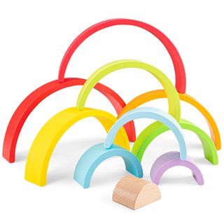 Rainbow stacker - 10 pieces